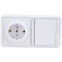 Розетка с выключателем TDM ELECTRIC SQ1813-0001