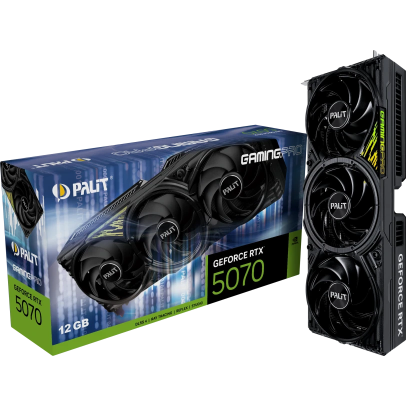 Видеокарта NVIDIA GeForce RTX 5070 Palit GamingPro 12Gb (NE75070019K9-GB2050A) - фото 9