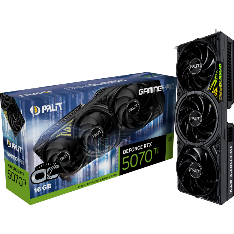 Видеокарта NVIDIA GeForce RTX 5070 Ti Palit GamingPro OC 16Gb (NE7507TS19T2-GB2031A) - фото 9