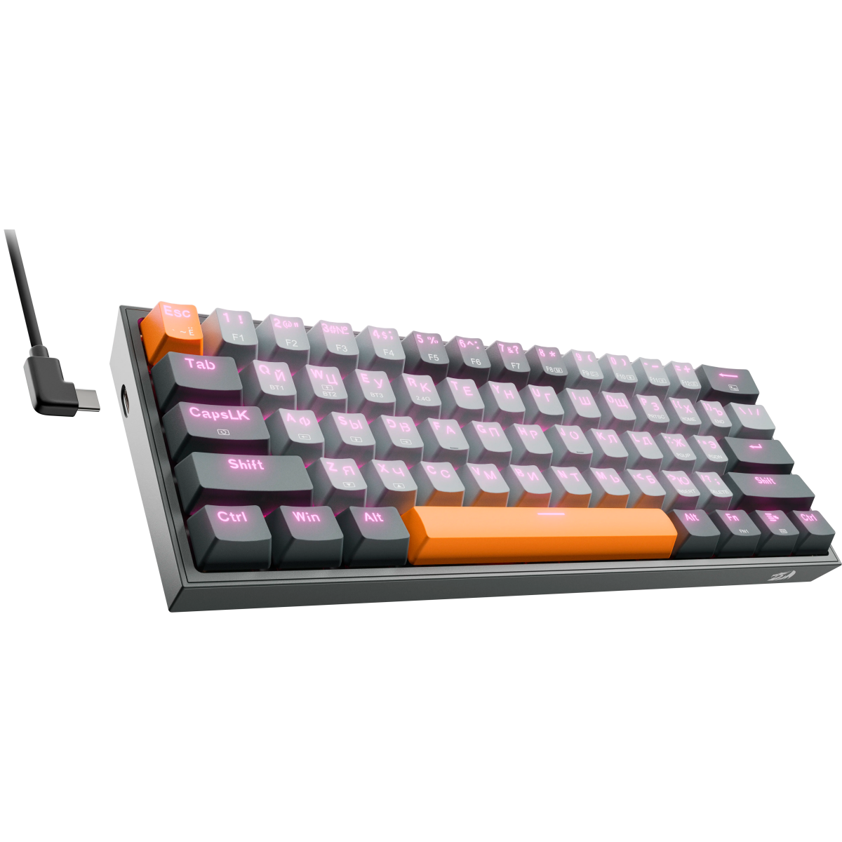 Клавиатура Redragon Fizz Pro Grey/Orange - 72601 - фото 4