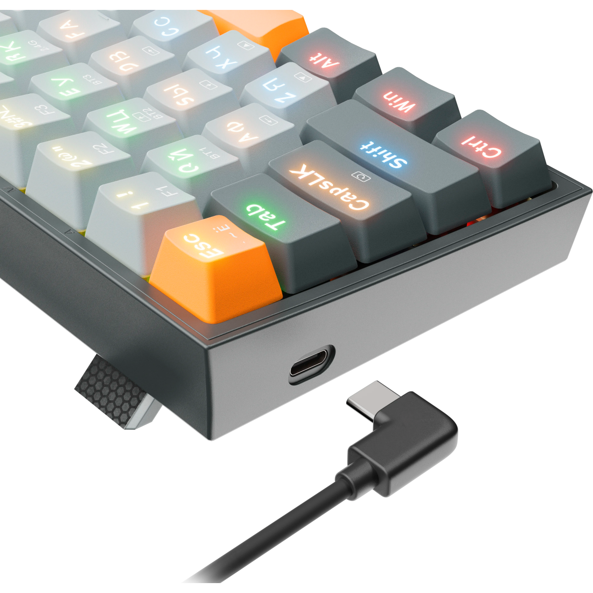 Клавиатура Redragon Fizz Pro Grey/Orange - 72601 - фото 9