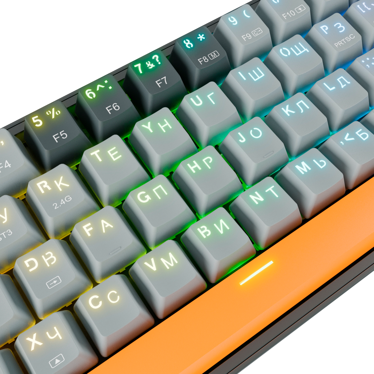 Клавиатура Redragon Fizz Pro Grey/Orange - 72601 - фото 10