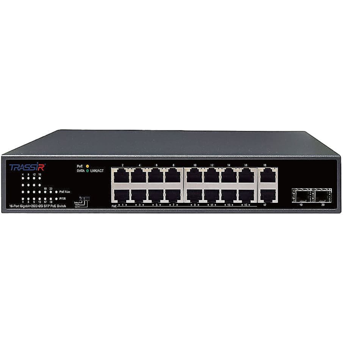 Коммутатор (свитч) TRASSIR TR-NS14202S-185-16POE