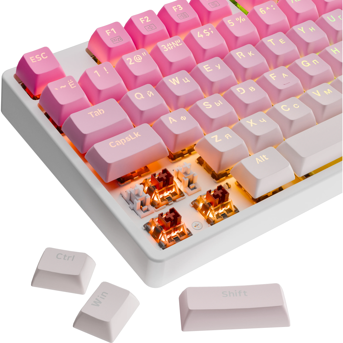 Клавиатура Redragon Cass Pink - 71878 - фото 8