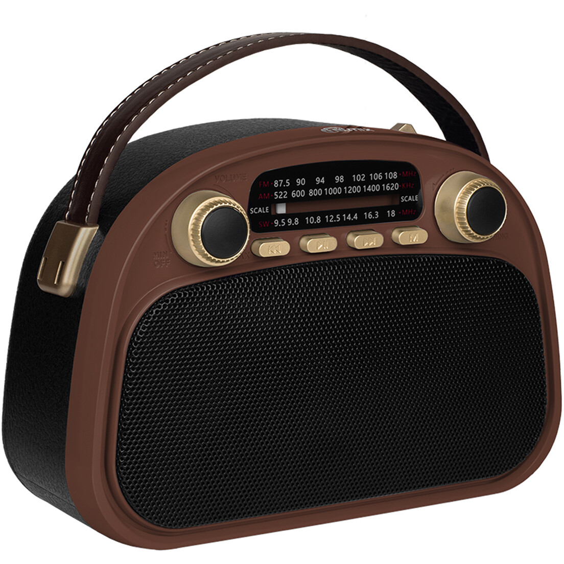 Радиоприёмник Ritmix RPR-040 Chocolate - фото 2