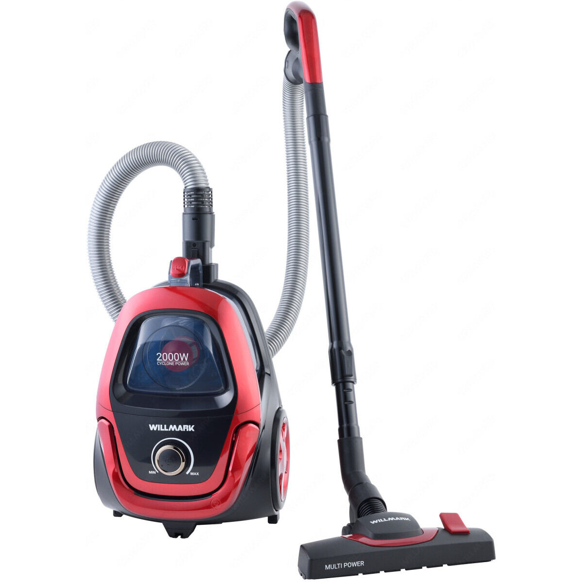 Пылесос WILLMARK VC-2630CYM Red - фото 2