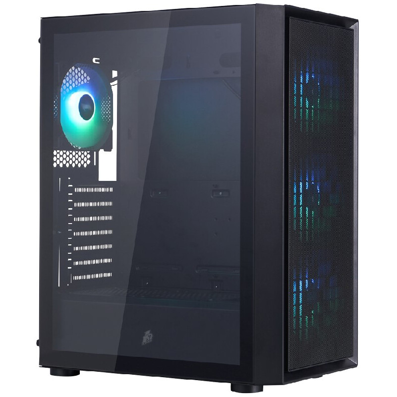 Корпус 1STPLAYER GO6 ARGB Black - GO6-BK-4F7