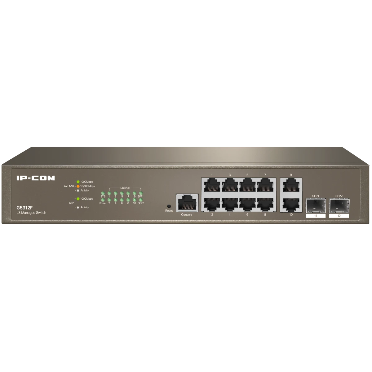 Коммутатор (свитч) IP-COM G5312F - фото 2