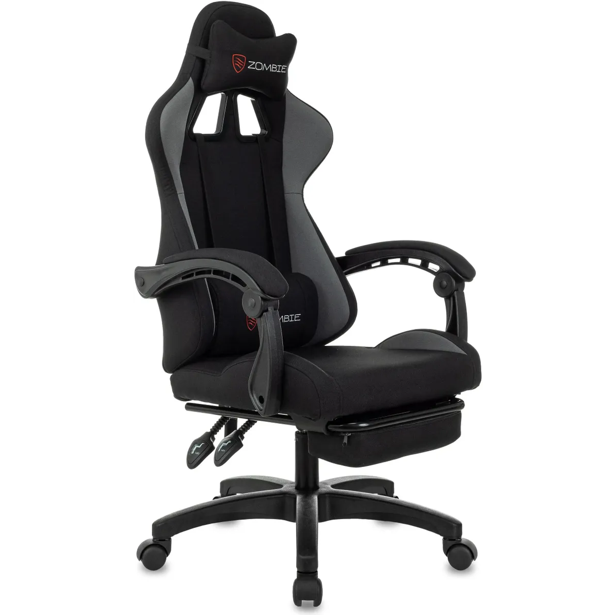 Игровое кресло Бюрократ Zombie Shadow Black/Grey