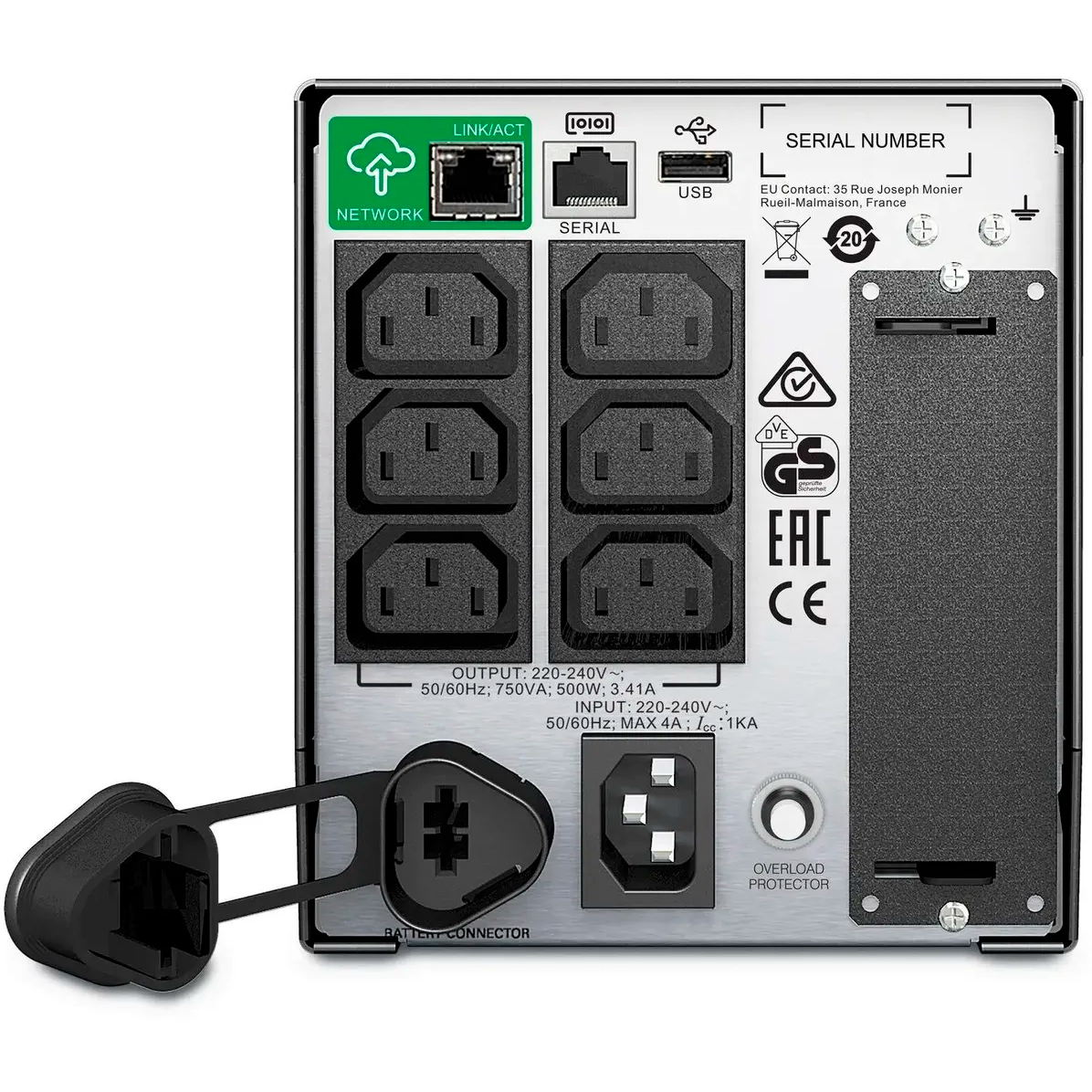 ИБП APC SMT750IC Smart-UPS 750VA - фото 2