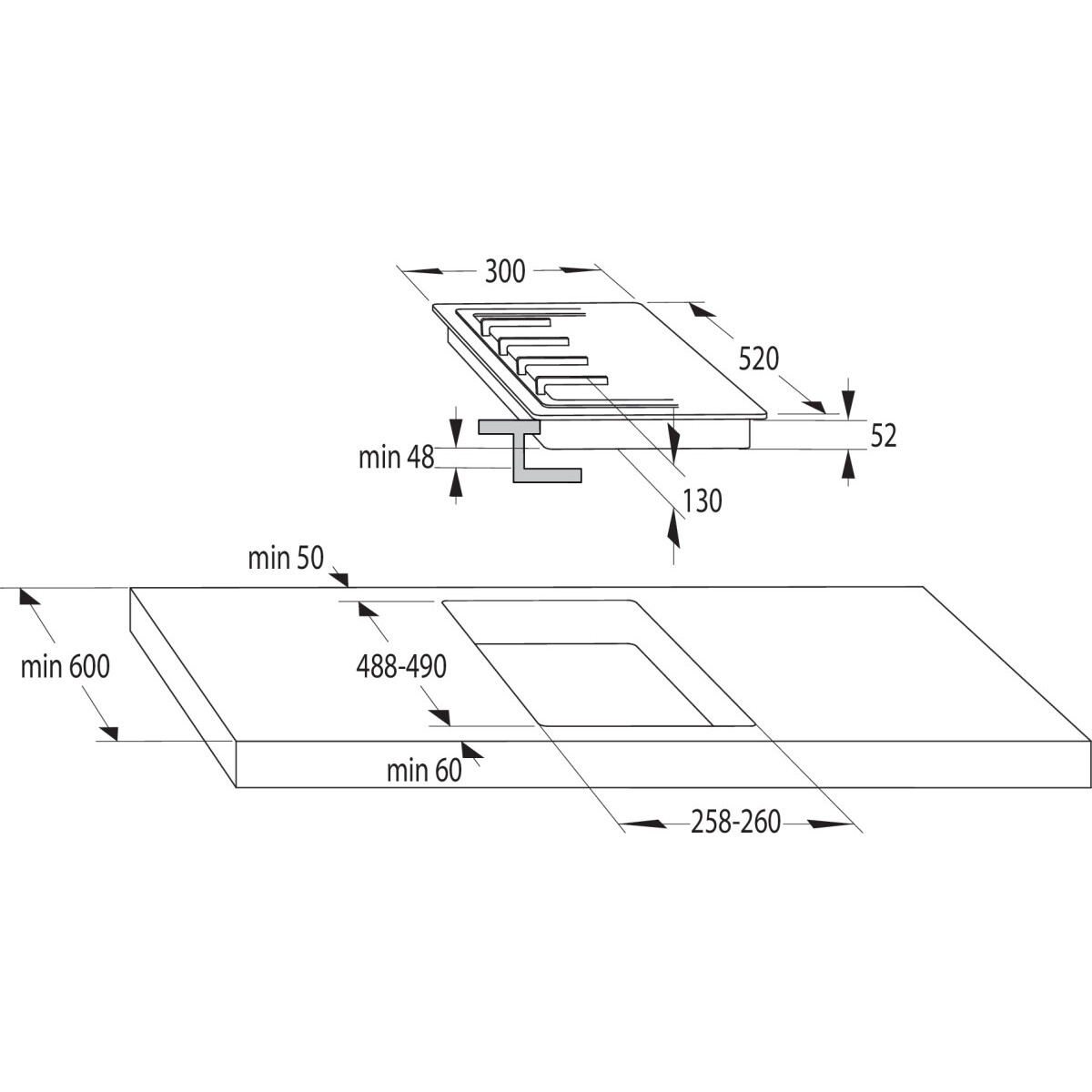 Газовая варочная панель Gorenje GC321B - фото 4