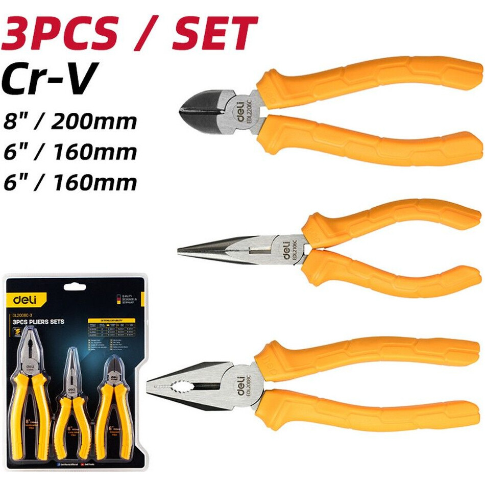 Набор инструментов Deli DL2008C-3 - фото 5