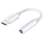 Переходник USB Type-C - 3.5 Jack, PERO AD09 White