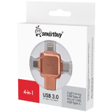 USB Flash накопитель 256Gb SmartBuy MC15A Metal Quad (SB256GBMC15A)
