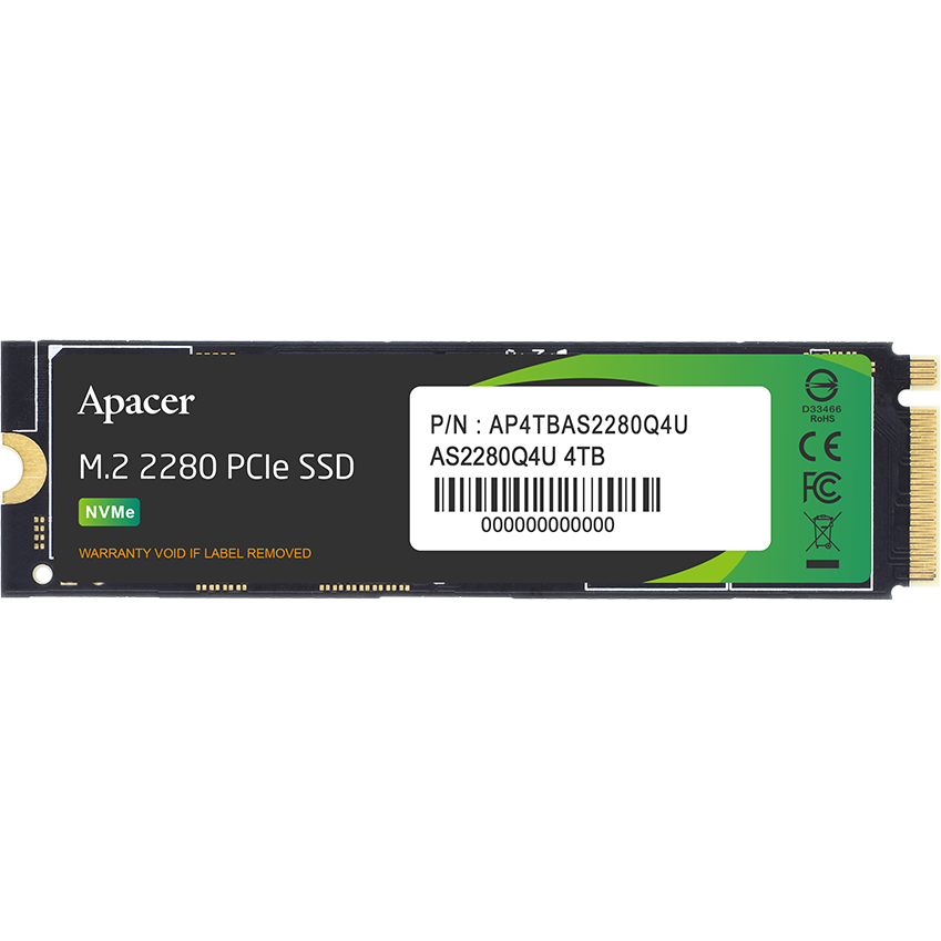 Накопитель SSD 4Tb Apacer AS2280Q4U (AP4TBAS2280Q4U-1)