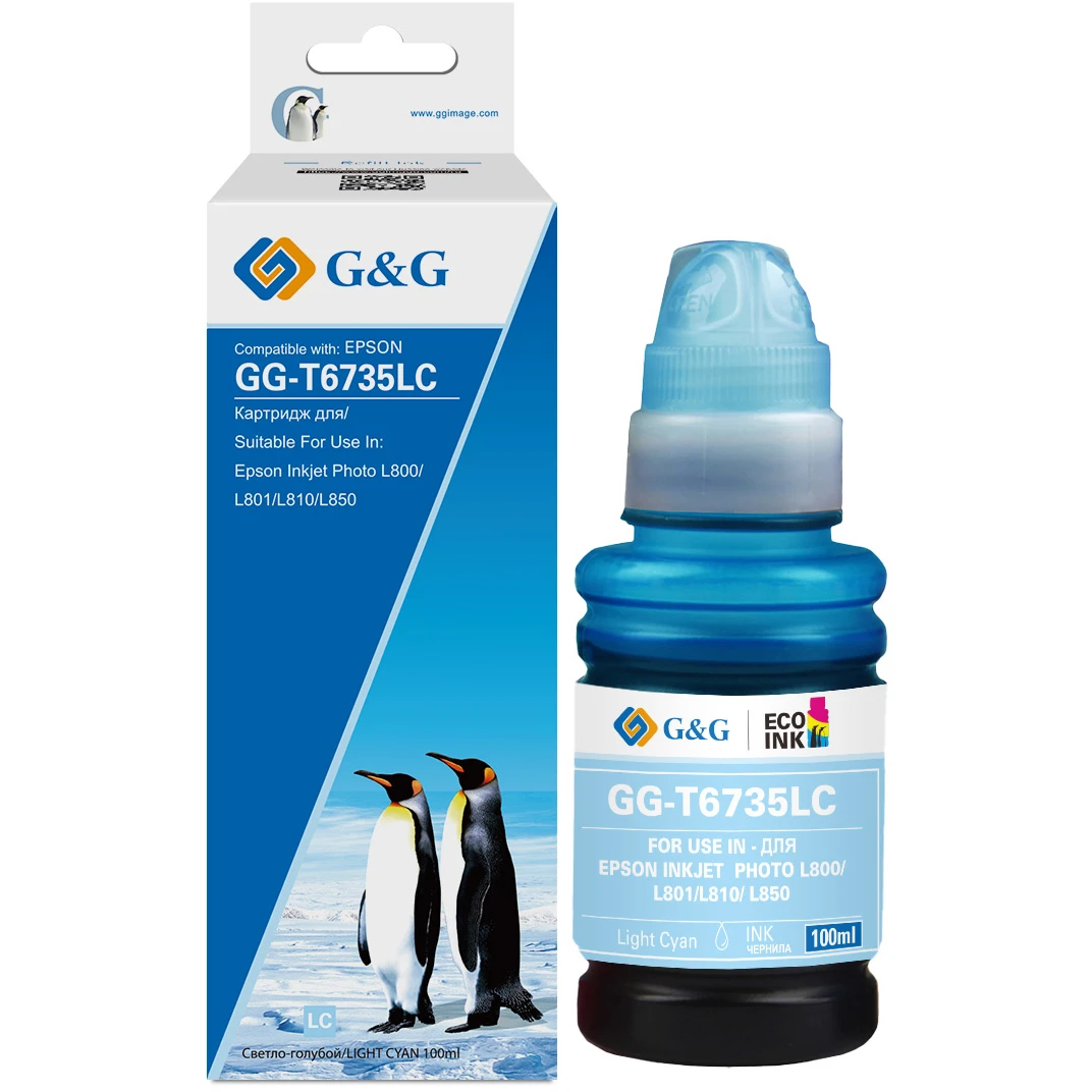 Чернила G&G GG-C13T67354A Light Cyan