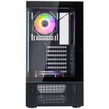 Корпус 1STPLAYER MIKU Mi7-A ARGB Black (Mi7-A-BK-2FC7R-1FC7)