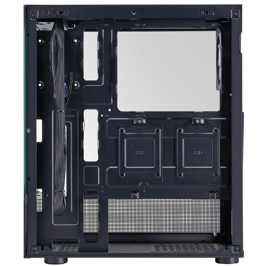 Корпус 1STPLAYER MIKU Mi7-A ARGB Black (Mi7-A-BK-2FC7R-1FC7) - фото 5