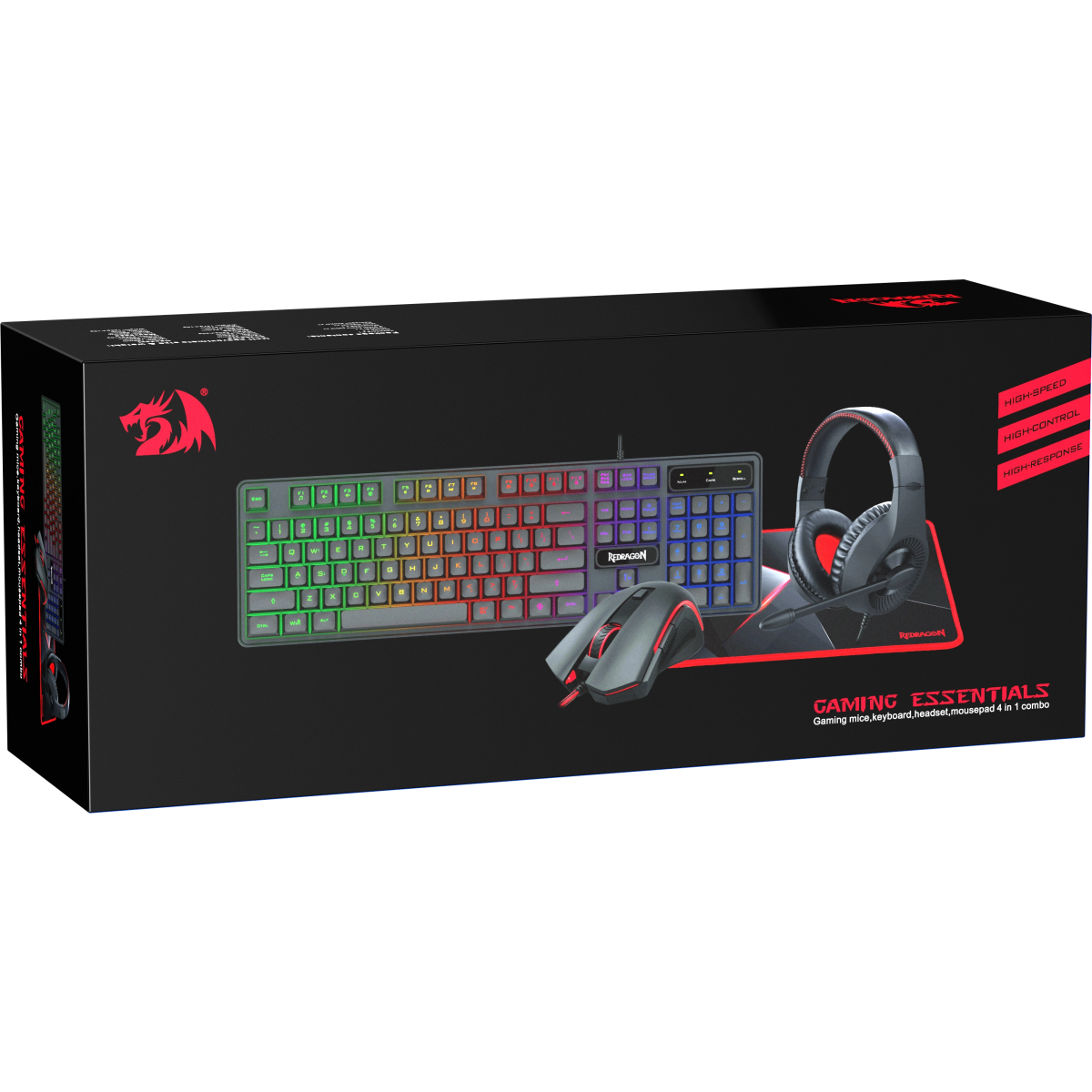 Клавиатура + мышь + коврик + гарнитура Redragon S137 - 72335 - фото 19