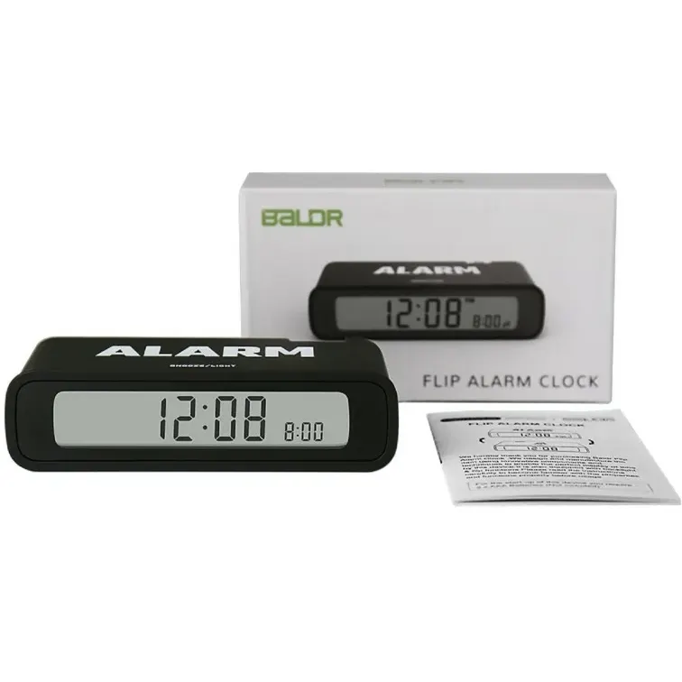 Часы-будильник BALDR B0346S Black - B0346S-BLACK - фото 9