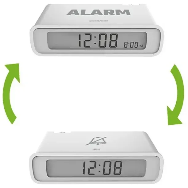 Часы-будильник BALDR B0346S White - B0346S-WHITE - фото 8