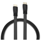 Кабель HDMI - HDMI, 1.5м, Buro BU-HDMI-FLAT-V1.4-1.5M