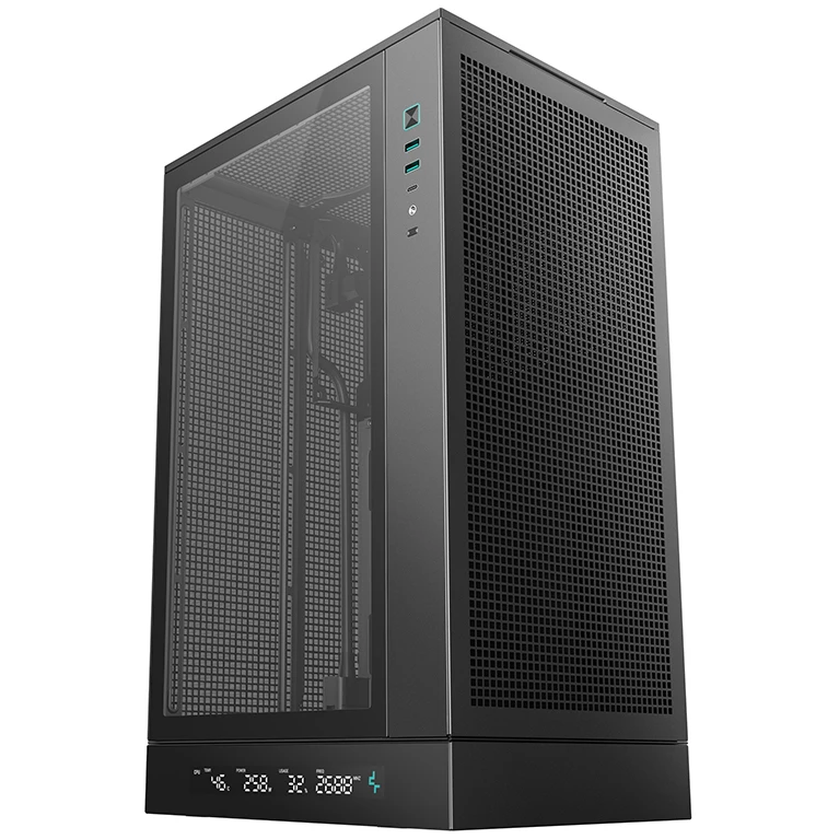 Корпус DeepCool CH270 Digital Black - R-CH270-BKNDM0-G-1 - фото 2