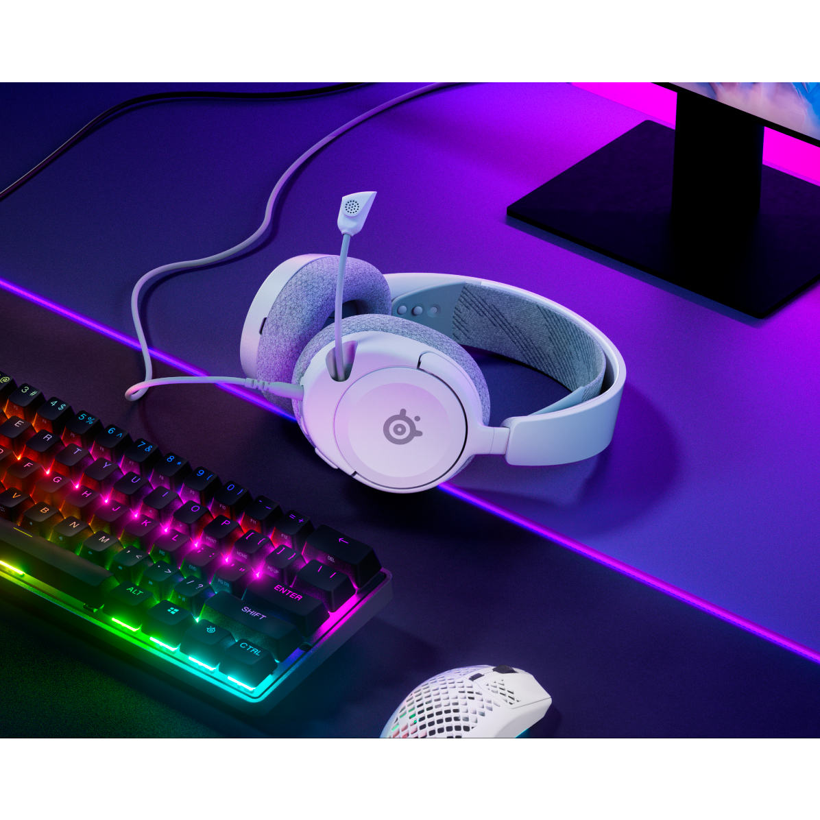 Гарнитура SteelSeries Arctis Nova 1 White (61607) - фото 5