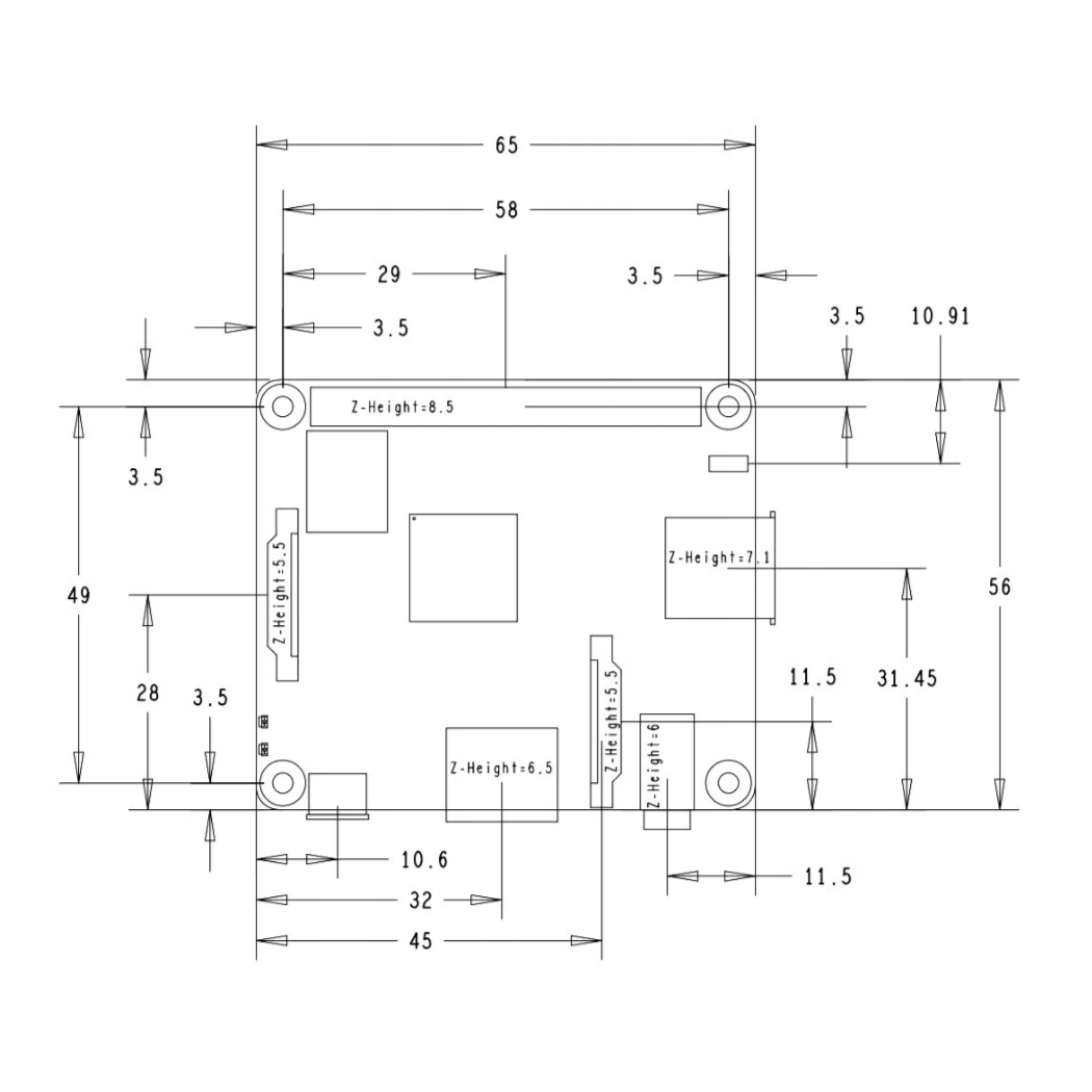 Одноплатный компьютер Raspberry Pi 3 Model A+ 512Mb - RASPBERRY PI 3 MODEL A+ - фото 5