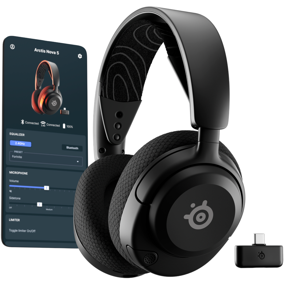 Гарнитура SteelSeries Arctis Nova 5 Black (61670) - фото 5