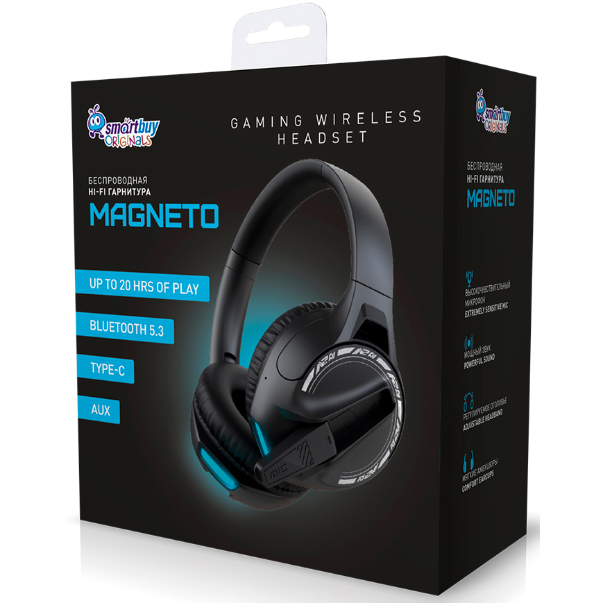 Гарнитура SmartBuy Magneto Black (SBH912) - фото 3