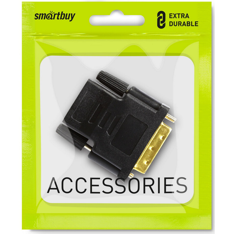 Переходник HDMI (F) - DVI (M), SmartBuy A122 - фото 3