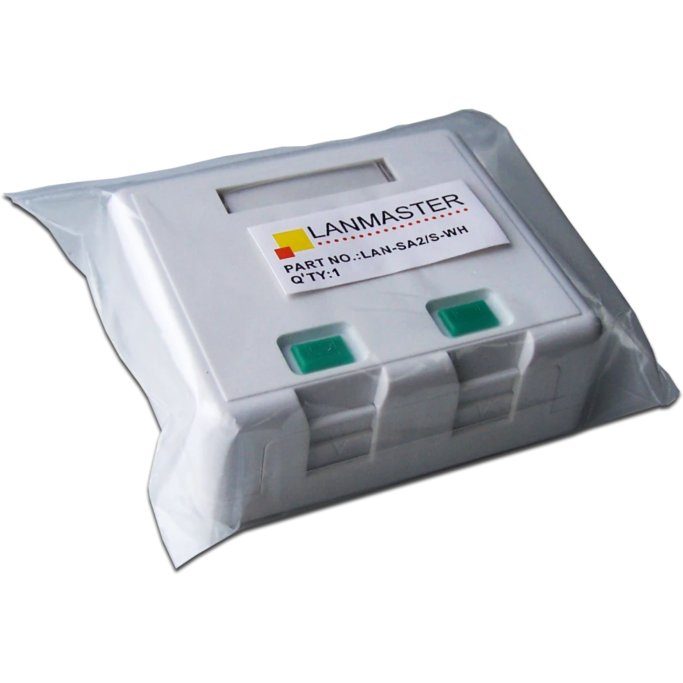 Настенная коробка Lanmaster LAN-SA2/S-WH - фото 2