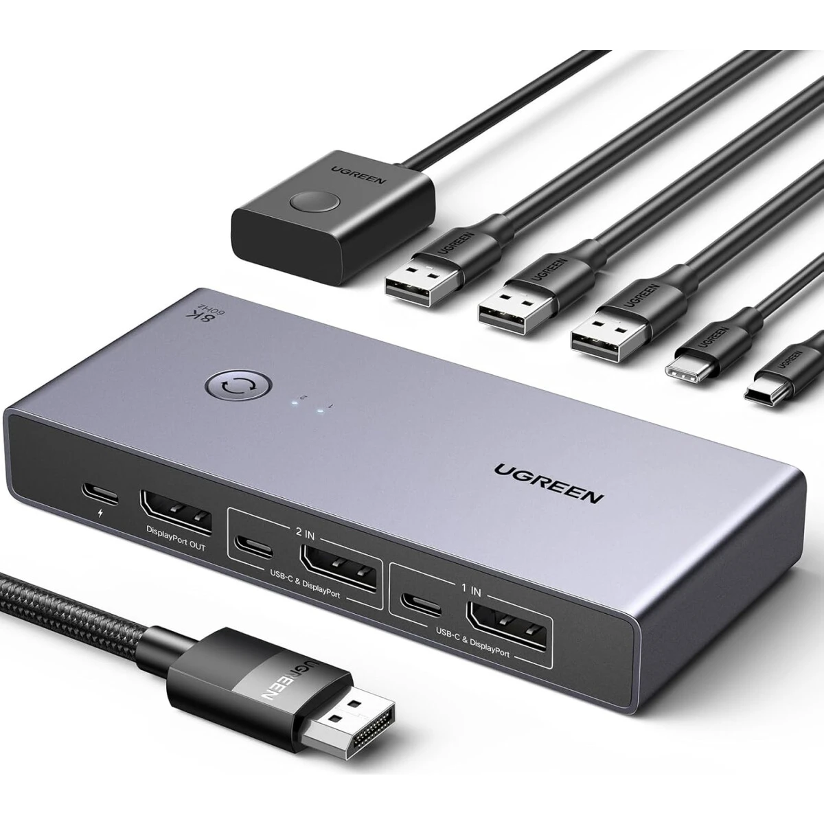 Переключатель DisplayPort UGREEN CM695 - 25962 - фото 2