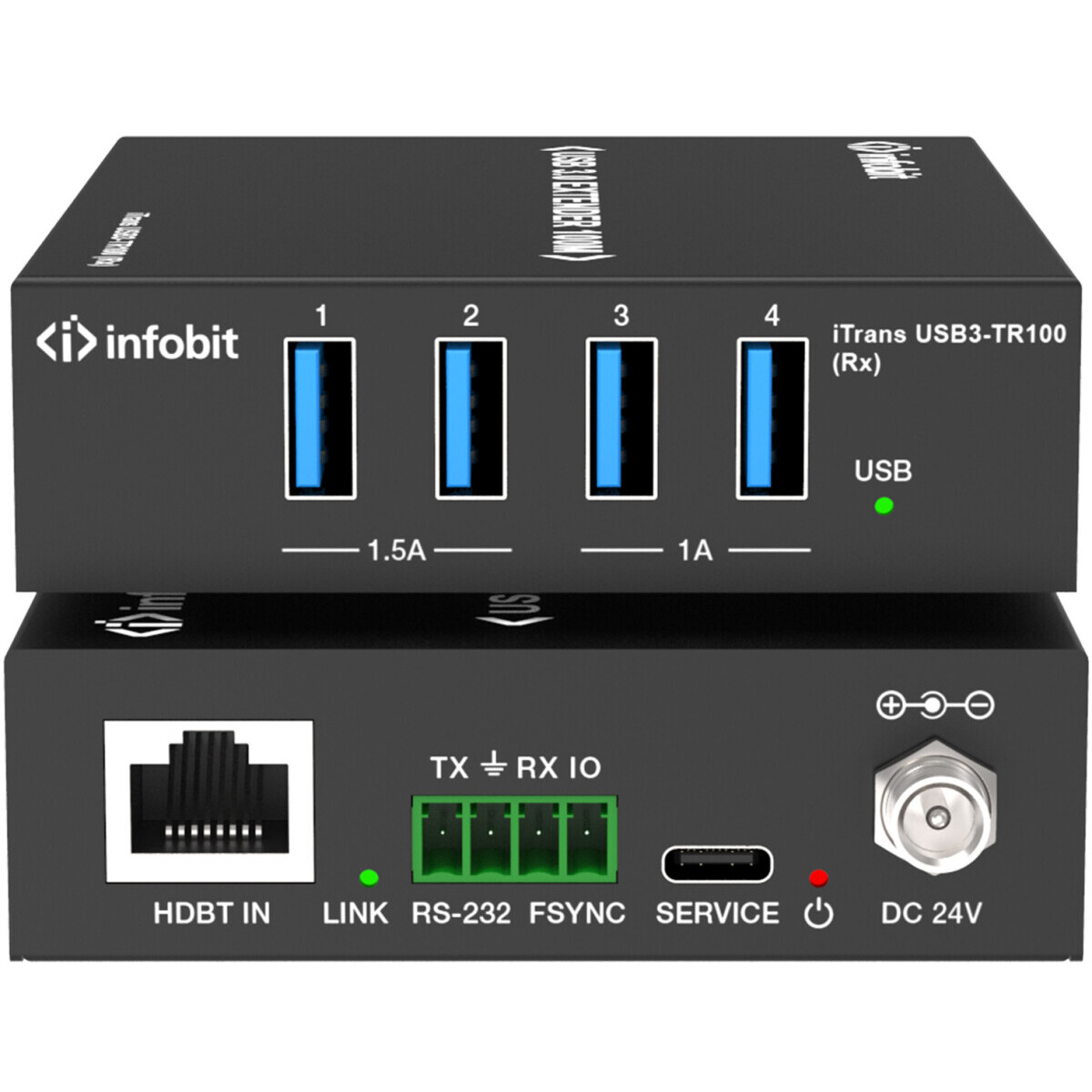 Удлинитель USB Infobit iTrans USB3-TR100 - фото 3