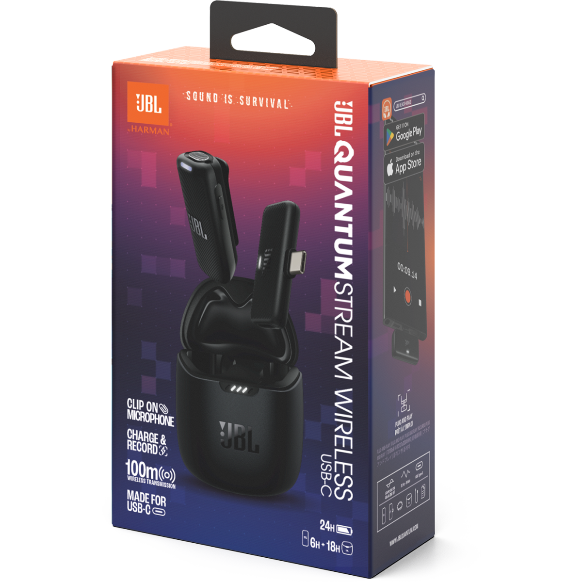 Микрофон JBL Quantum Stream Wireless USB-C - JBLSTRMWLUSBCBLK - фото 16