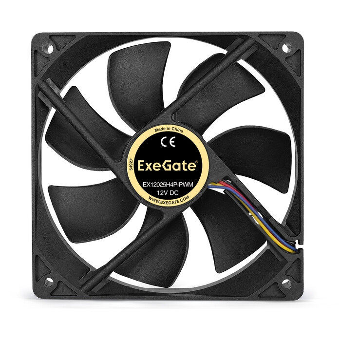 Вентилятор для корпуса ExeGate E12025H4P-PWM