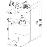 Вытяжка FABER CYLINDRA IS./4 EV8 X A37 (110.0332.308 )