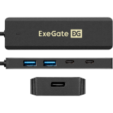 USB-концентратор ExeGate DUB-2C2P/5G (EX298176RUS)
