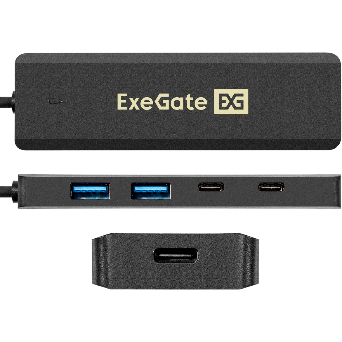 USB-концентратор ExeGate DUB-2C2P/5G - EX298176RUS - фото 2