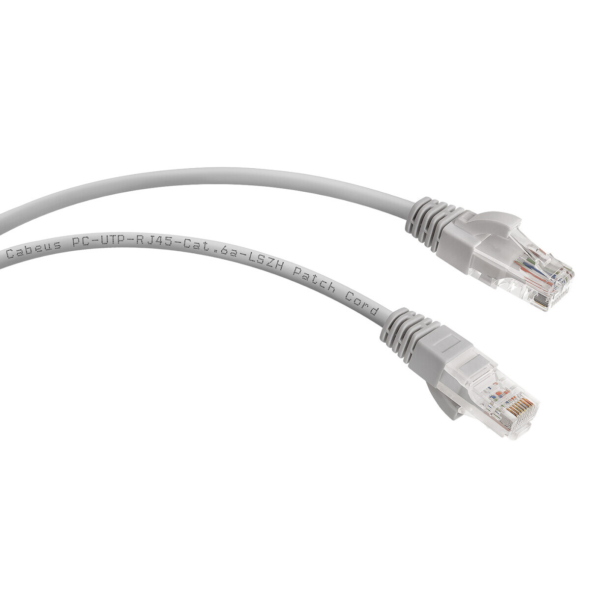 Патч-корд Cabeus PC-UTP-RJ45-Cat.6a-5m-LSZH, 5м