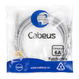Патч-корд Cabeus PC-UTP-RJ45-Cat.6a-5m-LSZH, 5м