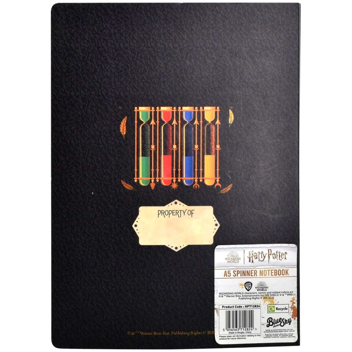Блокнот Blue Sky Harry Potter A5 Spinner Notebook - 5056563712824 - фото 2