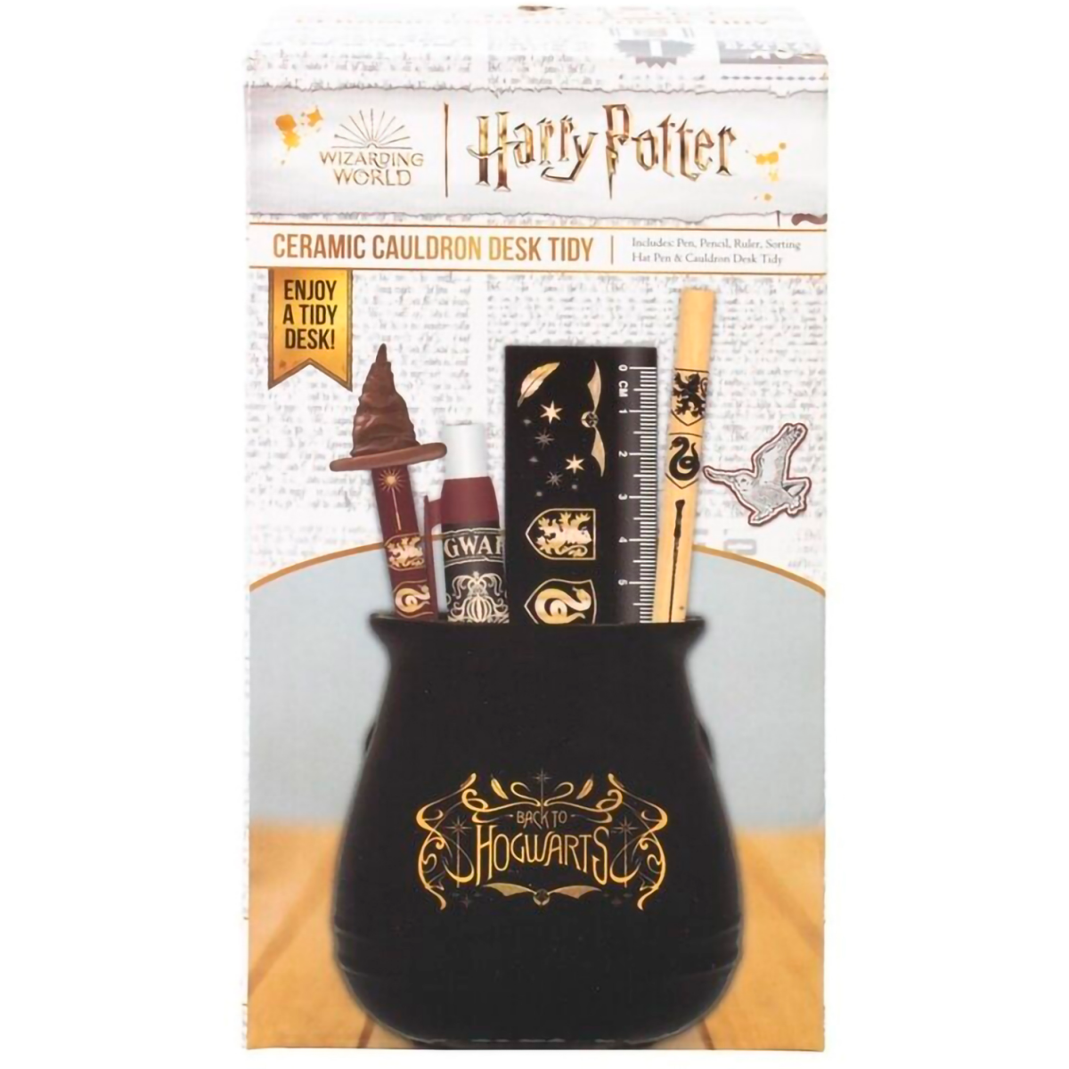 Набор канцелярии Blue Sky Harry Potter Ceramic Cauldron Desk Tidy - 5056563713395 - фото 2
