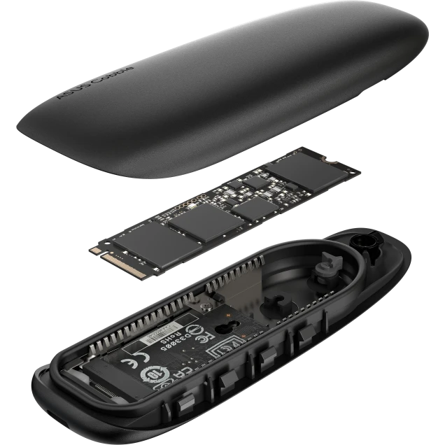 Внешний корпус для SSD M.2 ASUS Cobble Black (ESD-A1A) - ESD-A1A/BLK/G/AS - фото 2