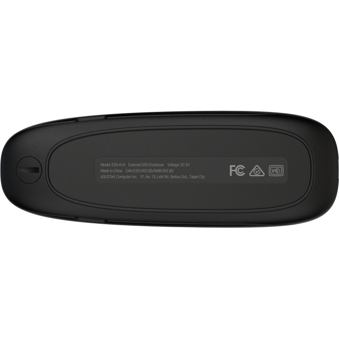 Внешний корпус для SSD M.2 ASUS Cobble Black (ESD-A1A) - ESD-A1A/BLK/G/AS - фото 7