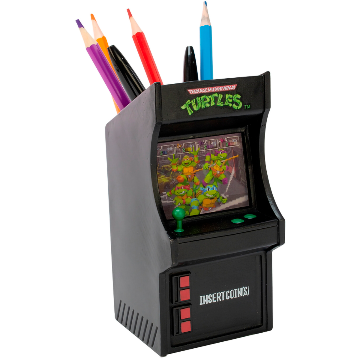 Подставка для карандашей Blue Sky Teenage Mutant Ninja Turtles Pencil Holder Arcade Machine - 5056563714859 - фото 5