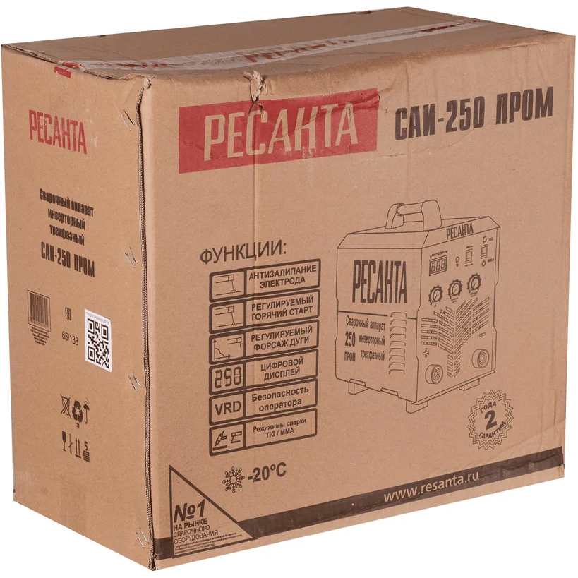 Сварочный аппарат Ресанта САИ-250 ПРОМ - 65/133 - фото 8