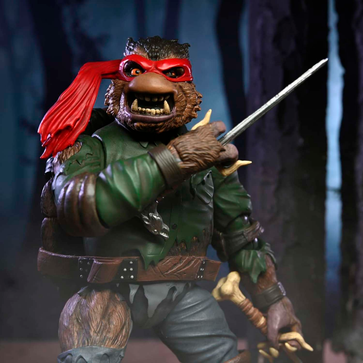 Фигурка NECA Universal Monsters/Teenage Mutant Ninja Turtles Raphael as The Wolfman - 634482543009 - фото 3