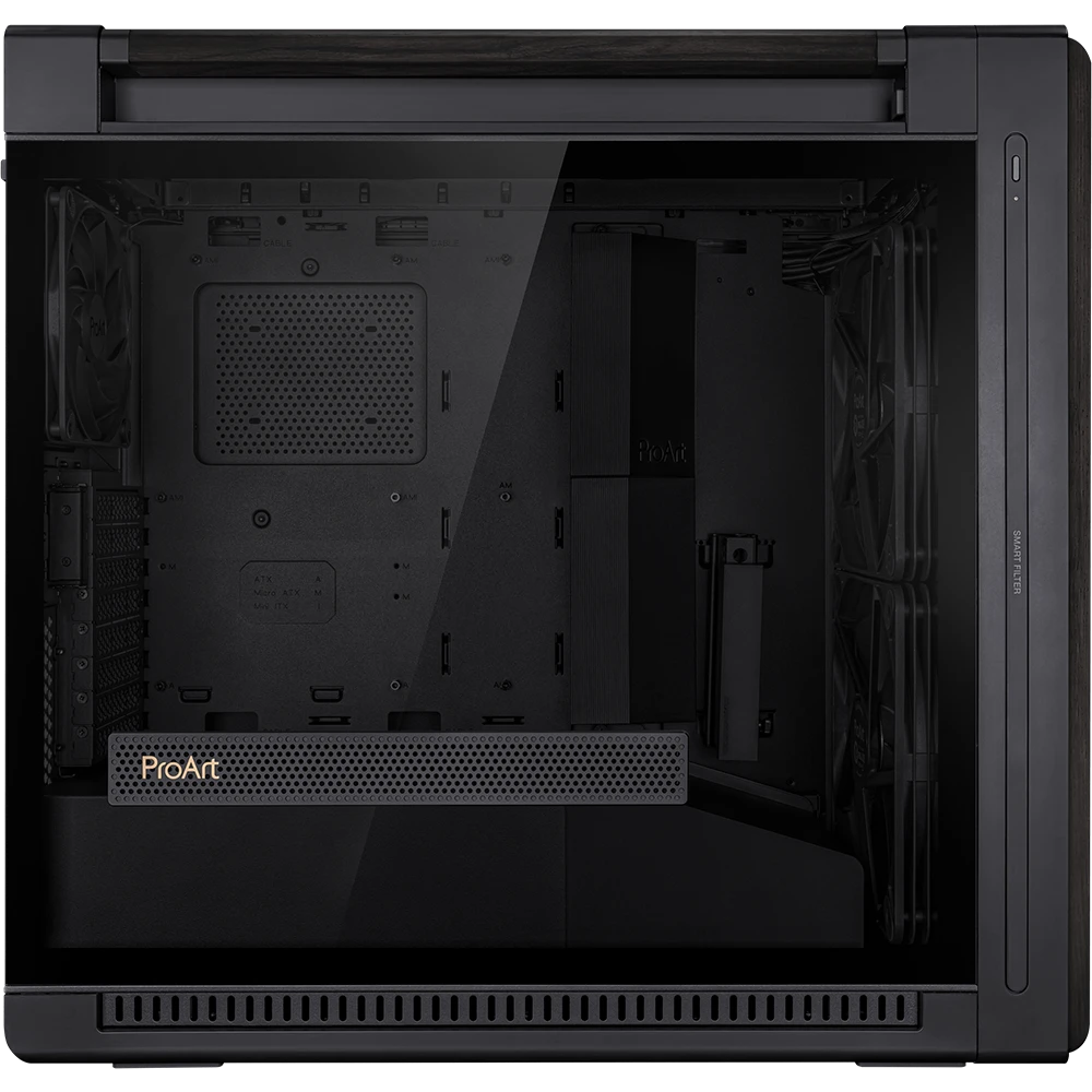 Корпус ASUS ProArt PA602 Wood Edition Tempered Glass Panel Black - 90DC00J0-B09010 - фото 8
